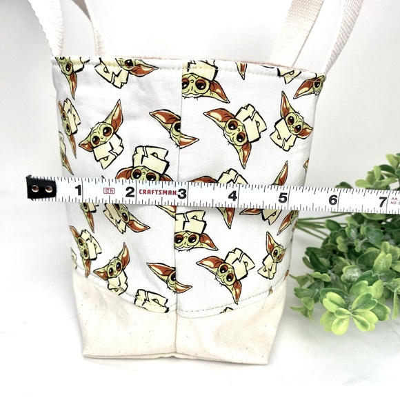 Yoda Star Wars small tote bag NEW! Hand sewn - Picture 5 of 10